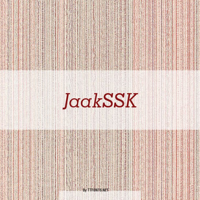 JaakSSK example